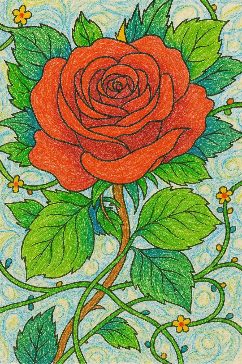 Flower Coloring Pages