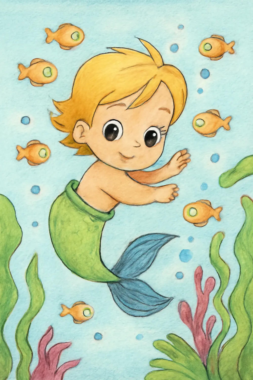 Mermaid Coloring Pages