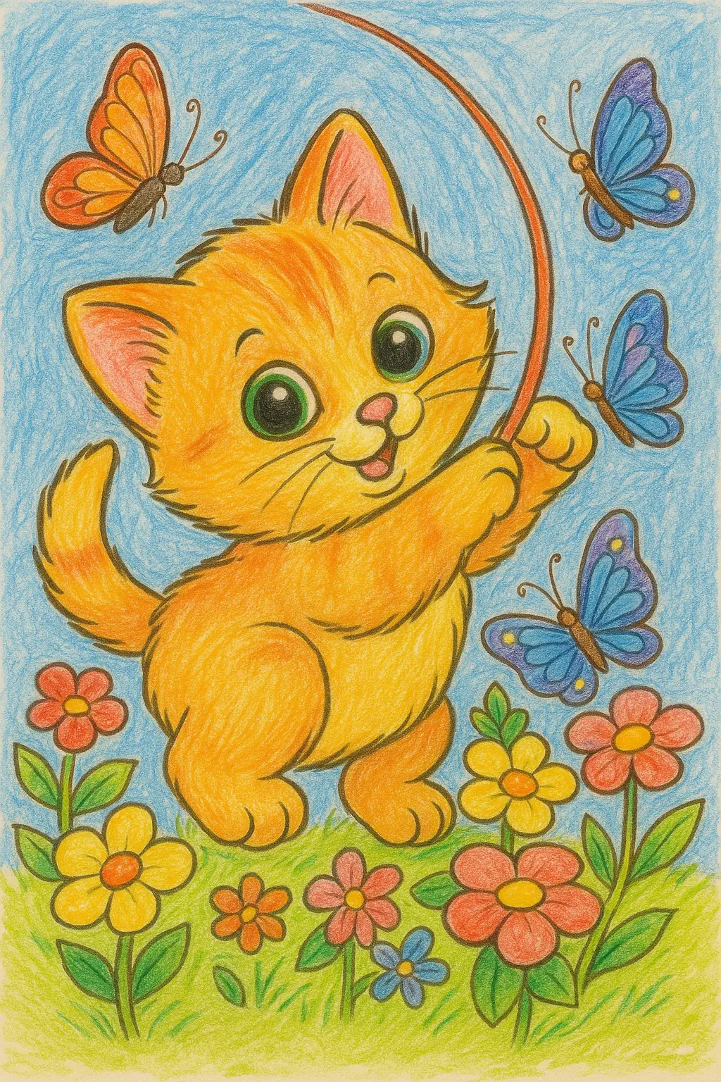 Cat Coloring Pages