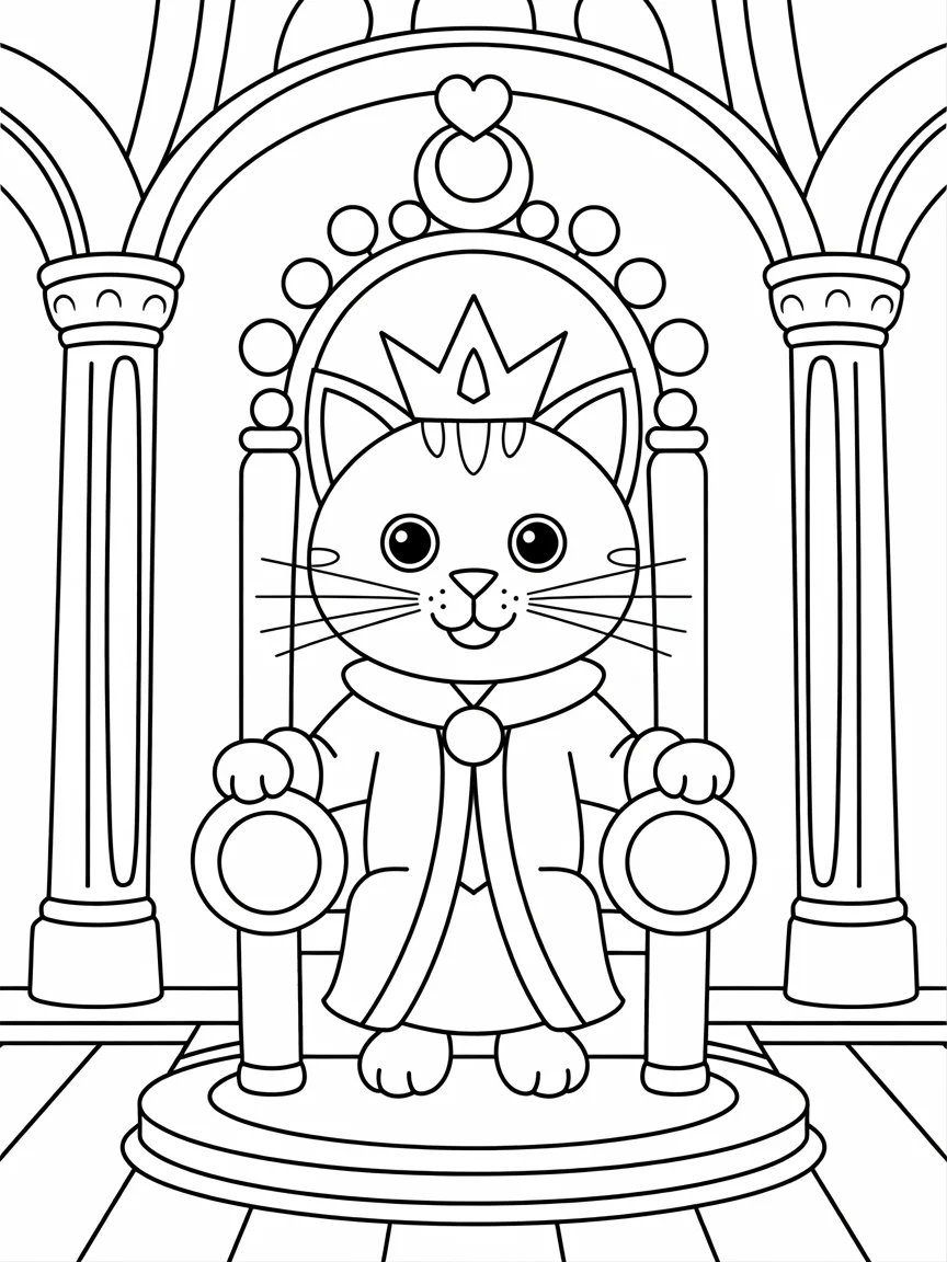line art bold lines of a cat wearing a c pSbVQLe6Tti5D nLWHSSJg NU7Jp myTiWgH7RG PTspw
