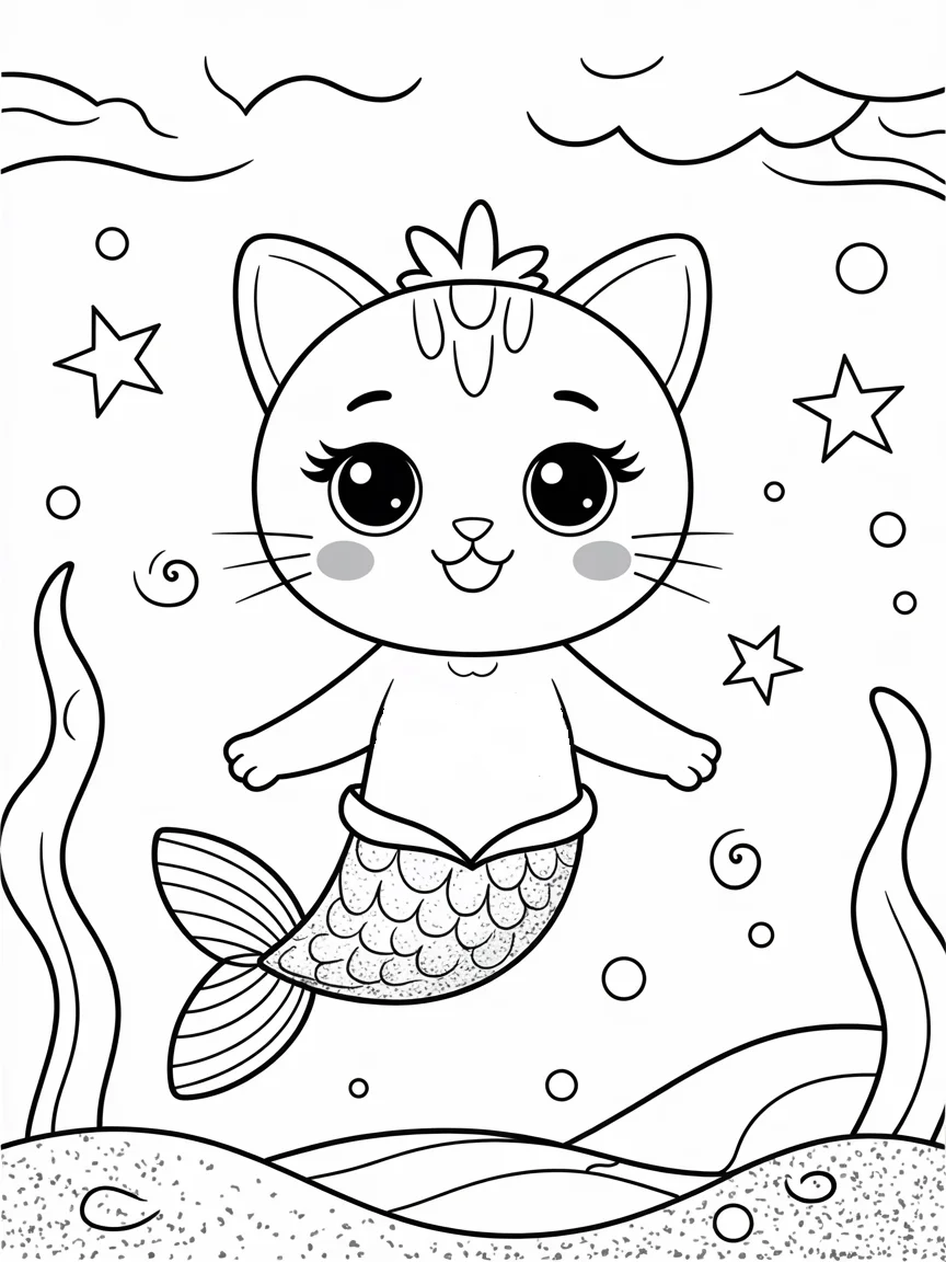 line art of a adorable and loveable