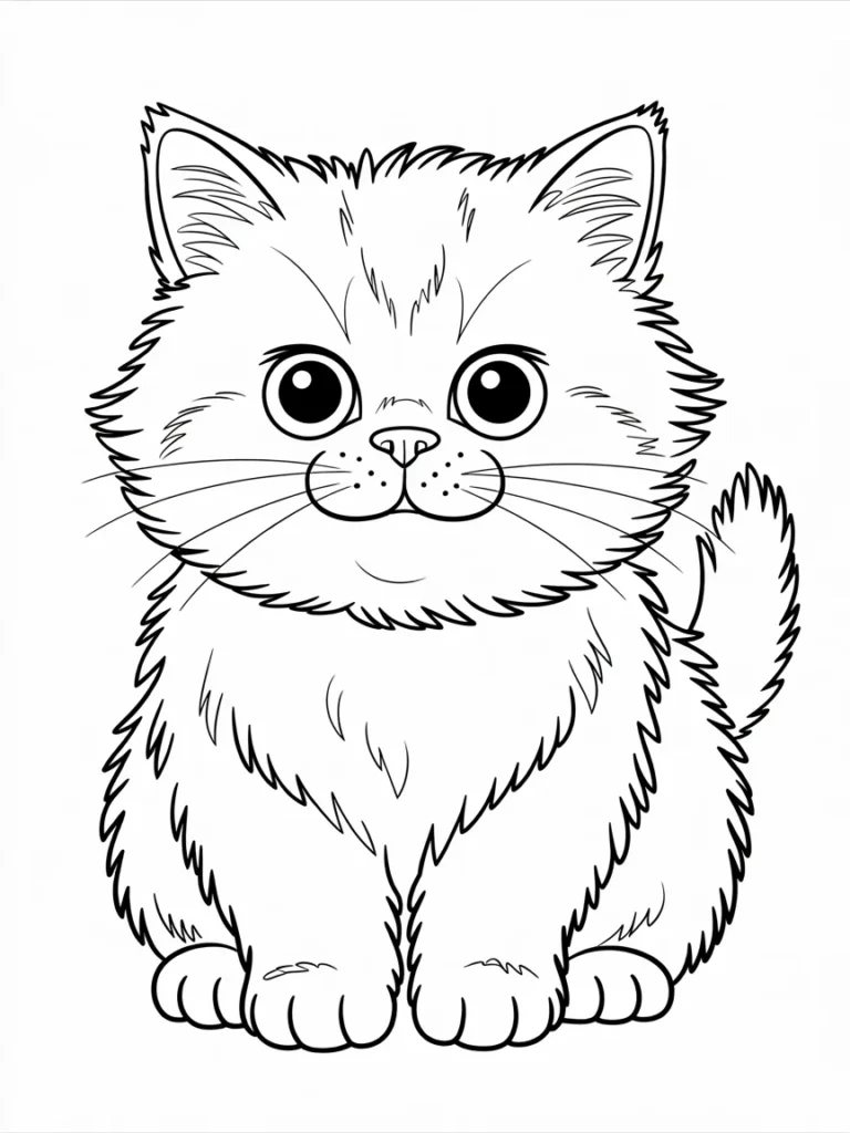 line art of a cutest smiling persian cat cevbVh3IR9eLHlvUOK5MbQ 7edLjVdUTkCjFBkSuSkXyQ