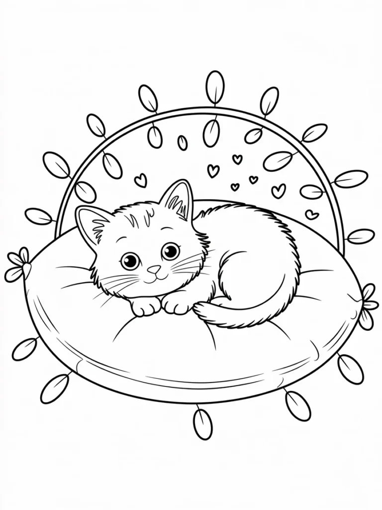 line art of a tiny cat curled up on a co MJtmCUQlRKmrZhXe9KH0TA yOdcLpiSuKUU70plGzmsA