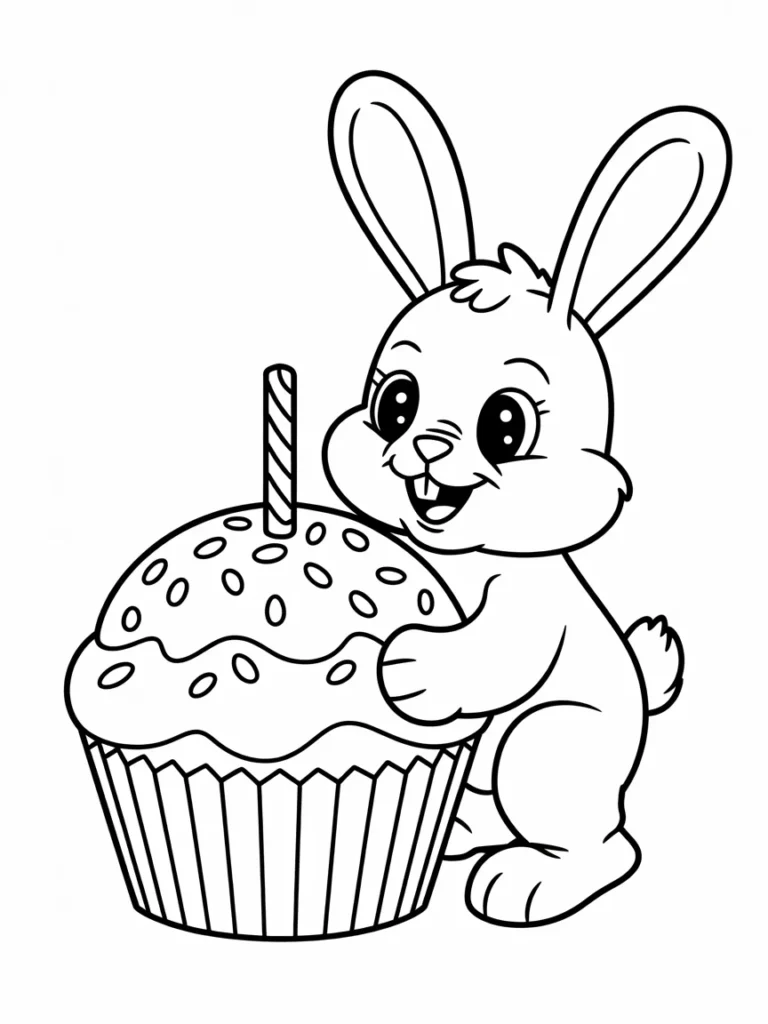 lineart of a baby bunny with a giant cup wL7ooJkzQ5KWhwNUBii Ng Tm O 8clSsiWMgk3Wuq rw