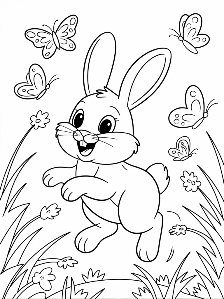 lineart of a bunny jumping through tall rvszU5wHT7msZbMIwQ3Vpg vA9d5QHDTbG1FOZHAtdjkQ