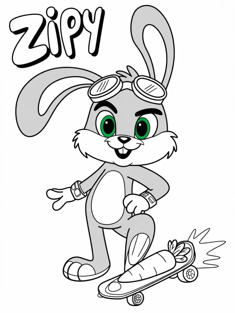 lineart of a cartoon style hare characte M4f8abo8Th2jRSqcDJTn0Q DdLveAhPS76vpAo1seBm8Q