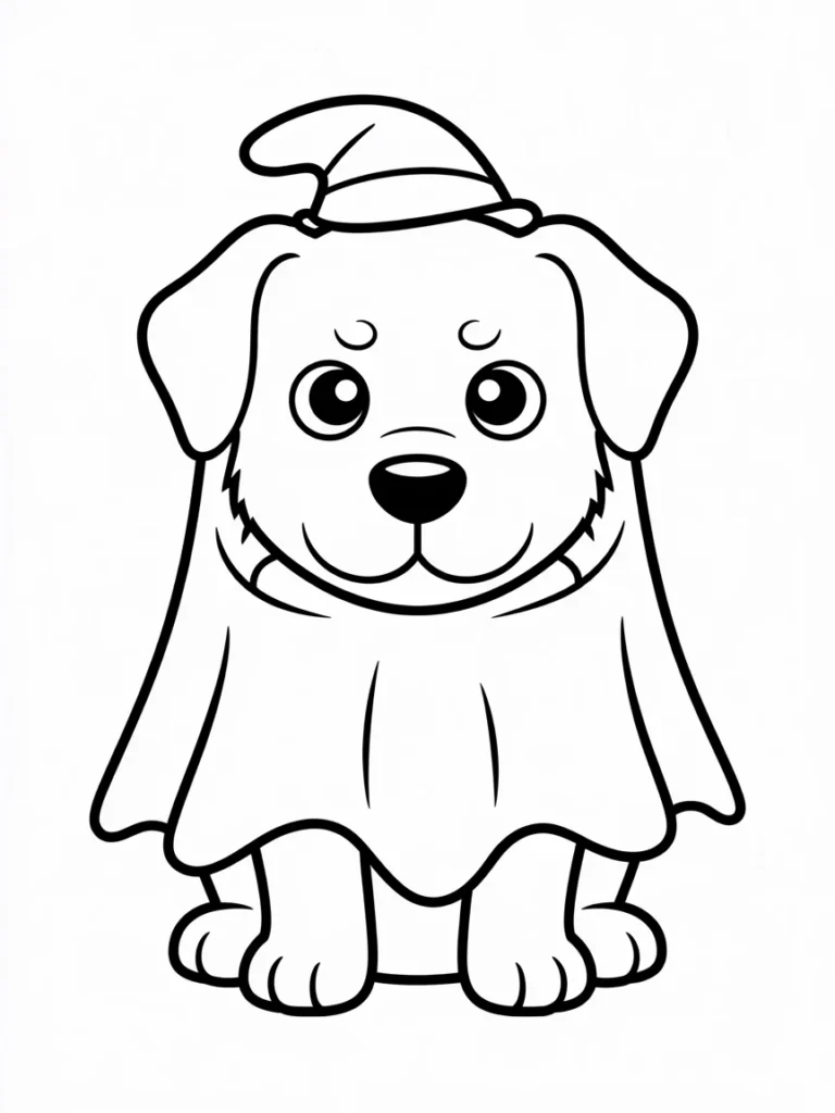 lineart of a halloween puppy dressed as Q GDCPk Q7 2jycda iILg v1BkULfGRBuu3tpYqrxzXg
