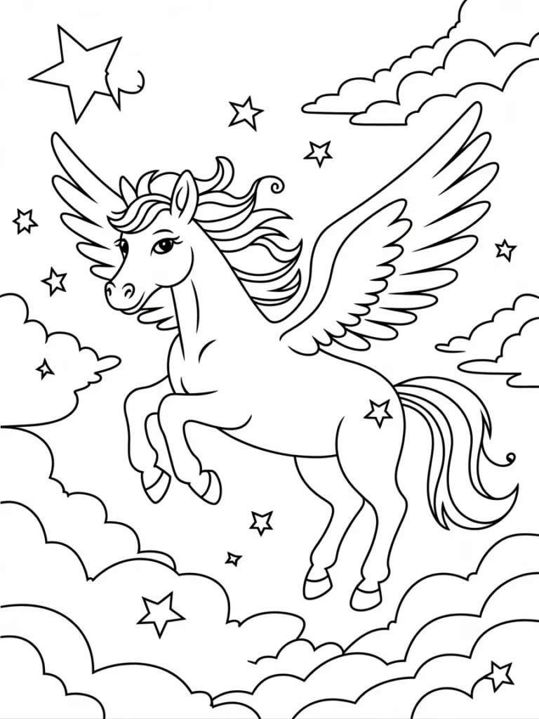 lineart of a magical pegasus horse flyin mF6jzw95TYiB0IQvO1lo0w cMCJeRh9TnyeMEYeWunF g