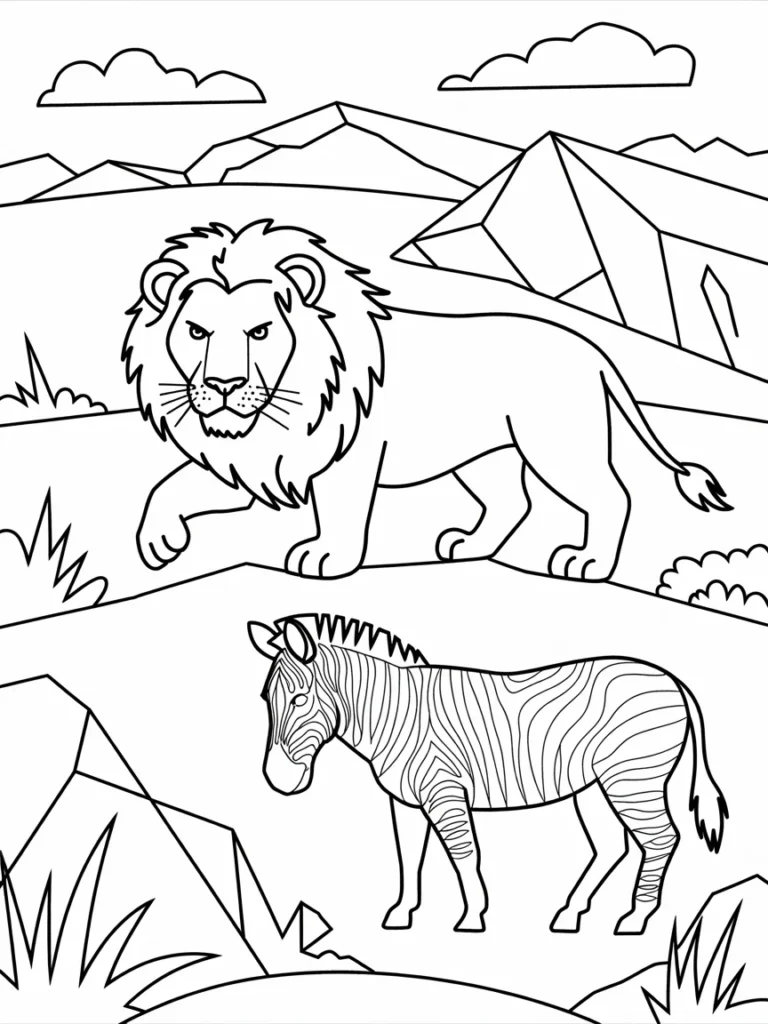 lineart of a real life fearless lion hun n VG8f8mRhW7wKs43IrATQ J6UqbWJ0Qiq1yobdSKHM4Q