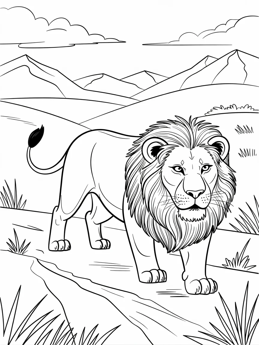 lineart of a real life fearless lion hun z5tq737vR0WMT4GBAIcffA iqjDe1a TO biHM