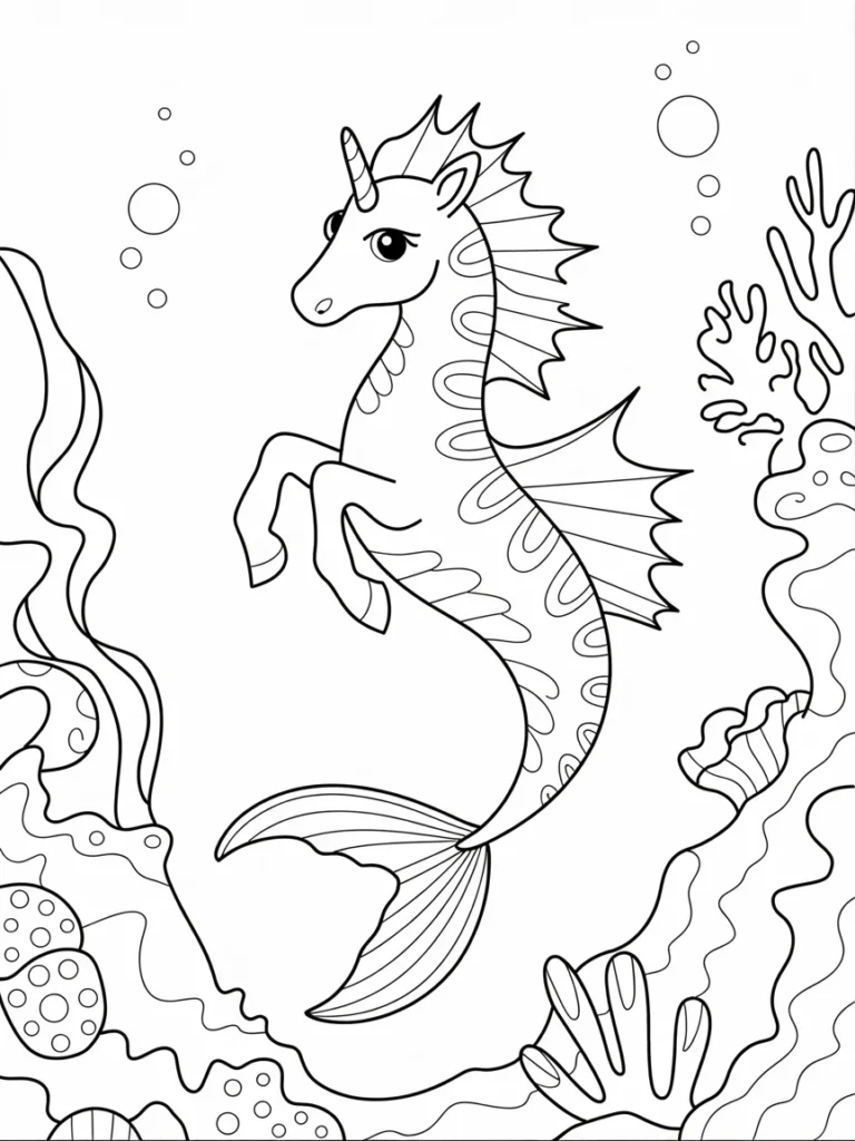 lineart of a sea horse horse mermaid hyb Ji TItjGTVy7J7N0ESLp0w XjWeWzHPSyaRSyjmEH356A