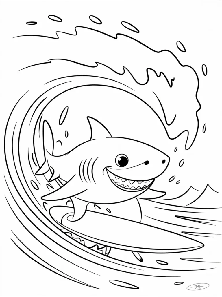 lineart of a shark surfing a big wave wh p9bZJIUSTtCmeEVgDJdiKA hmk f18eQna6FfDMQdMxJw
