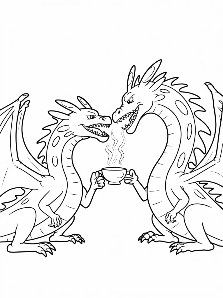 lineart of a two headed dragon arguing o EavtjC9GSKCA3C9XPiMZ6g B6B0eeLORF2JPOtE2lKaUQ