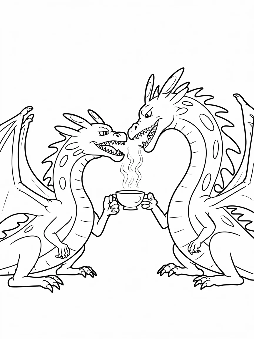 lineart of a two headed dragon arguing o EavtjC9GSKCA3C9XPiMZ6g B6B0eeLORF2JPOtE2lKaUQ
