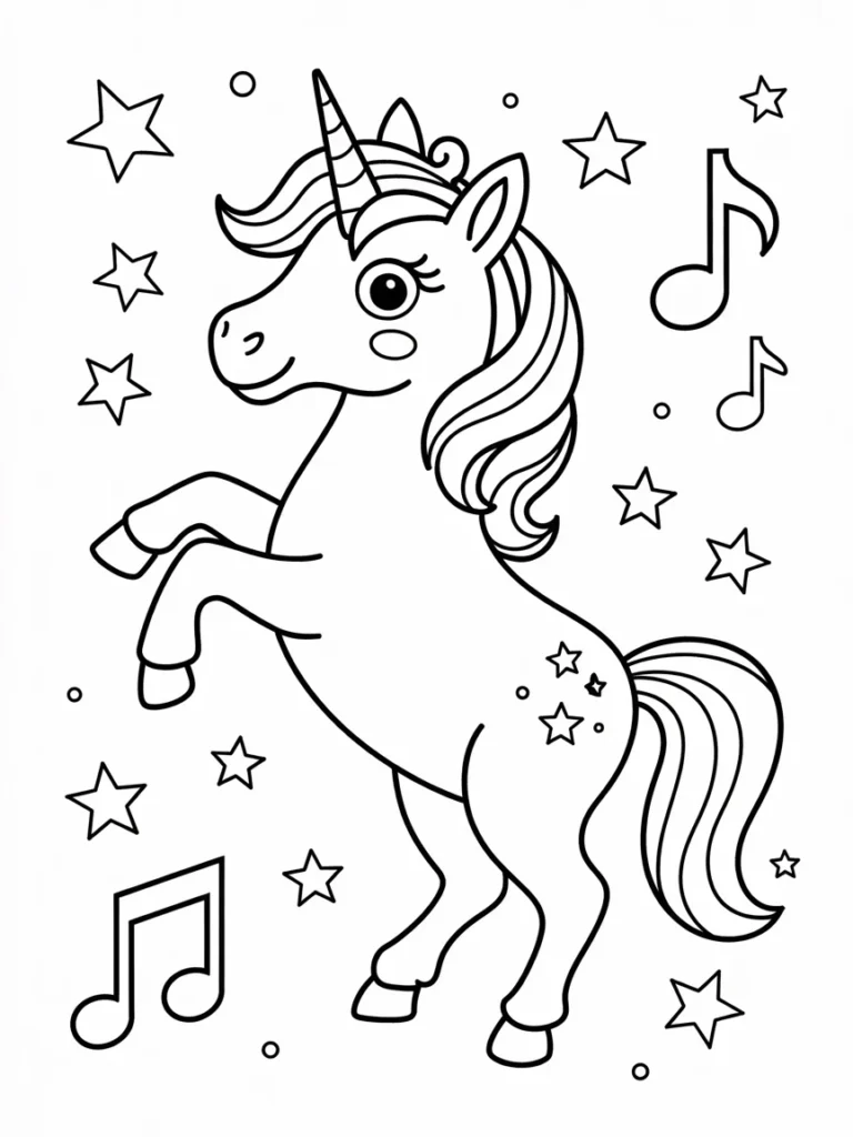 lineart of a unicorn dancing with stars wgfzeqC9TMyrTYorugQ1yw mCya3AU0SqGhmC8s o lXQ
