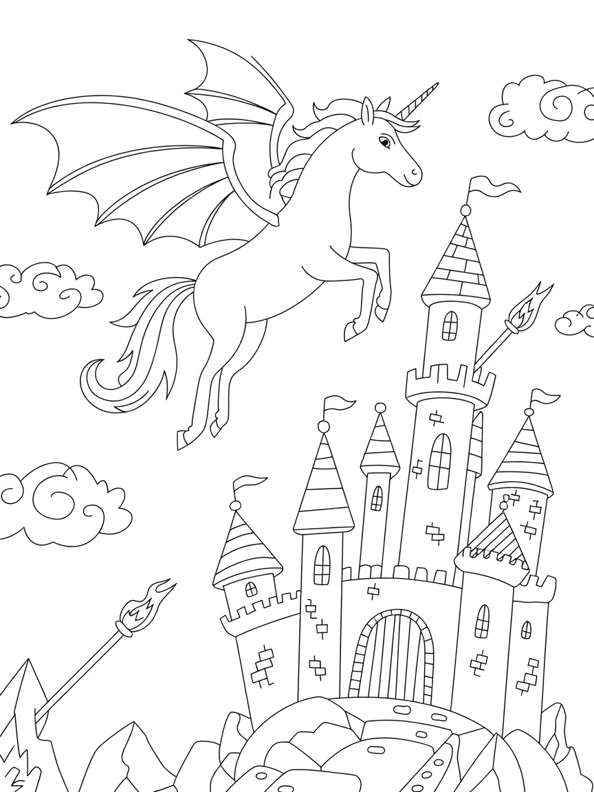 lineart of a unicorn with dragon wings f 0 dWiVnITf6wlQOpNH4JwA lJ HcO7dQS2G0ZCHj zTuw