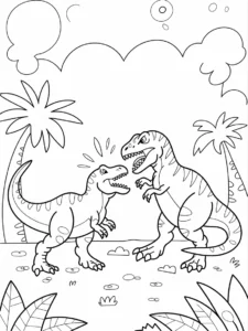 dinosaur printable coloring pages