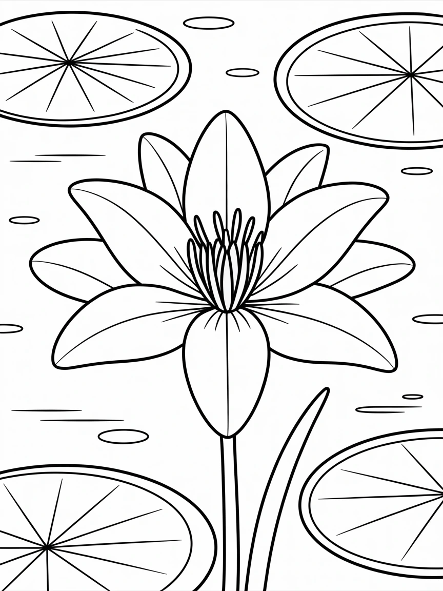 Lili coloring page